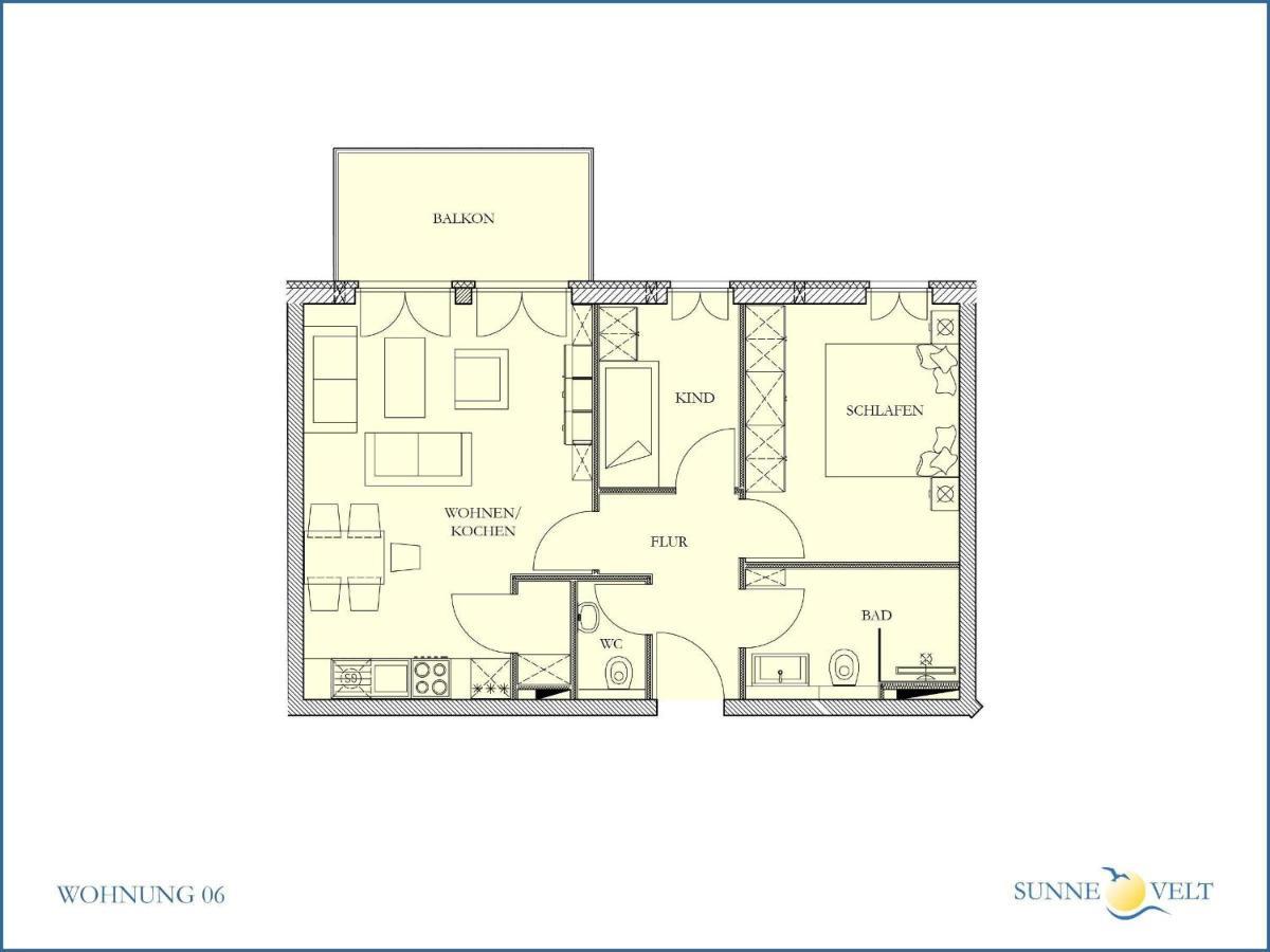 Sunnevelt-Apartment-6 Kühlungsborn Dış mekan fotoğraf